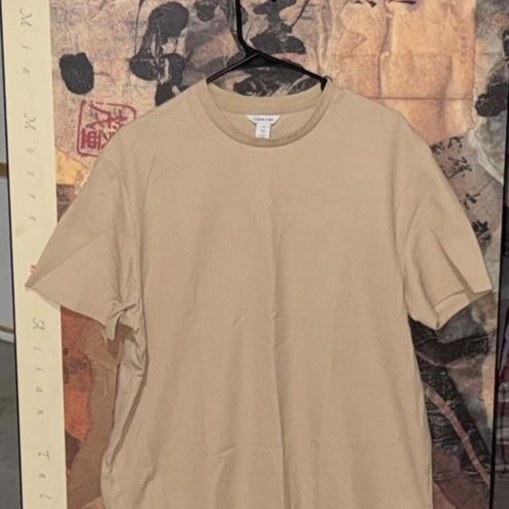 Calvin Klein Waffle Knit T-Shirt Tan